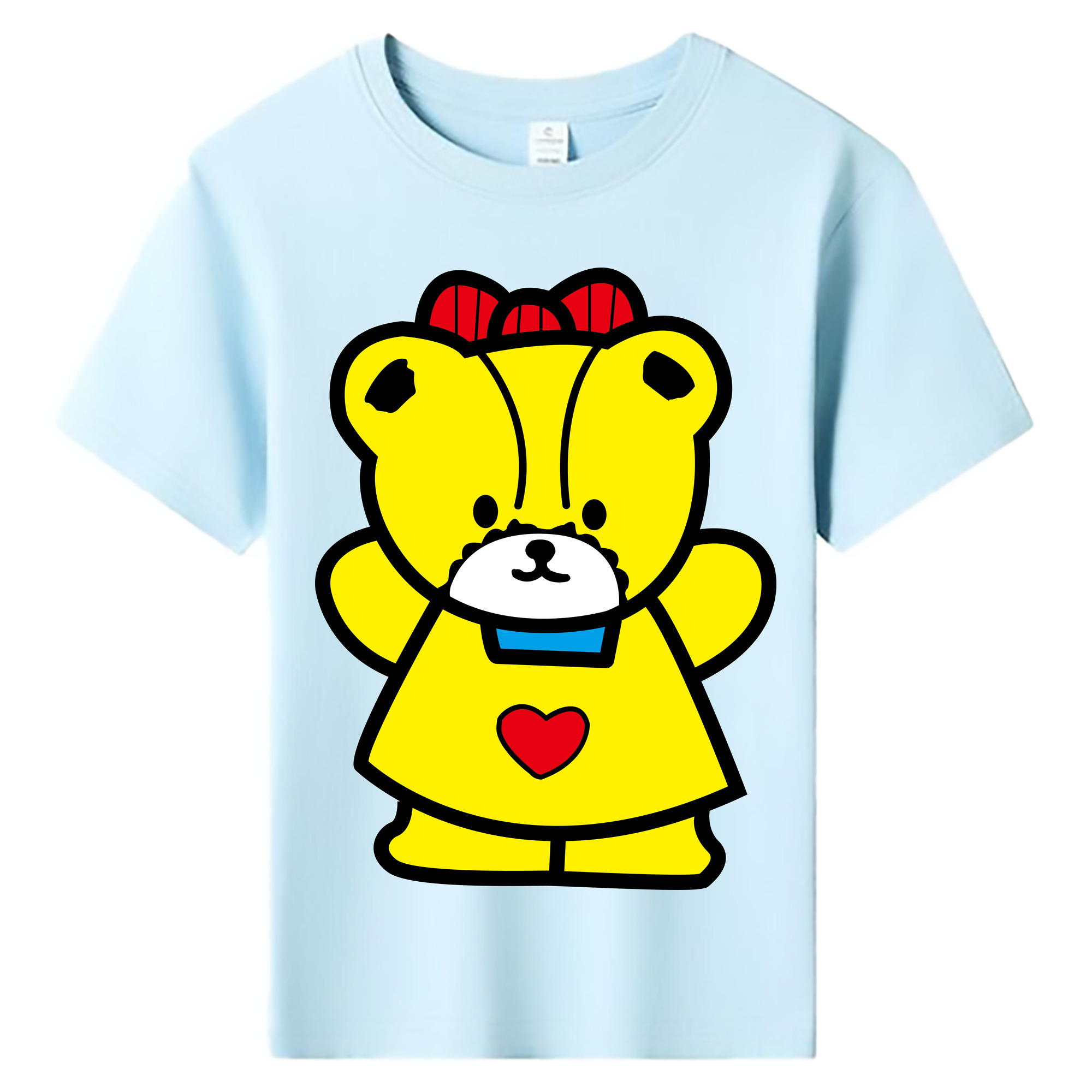 （画像用） Hello Kitty ハローキティ 綿100％キッズTシャツ（フロントプリント）